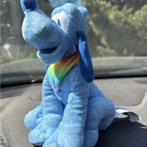 Pluto Pride Blue Plush Disney